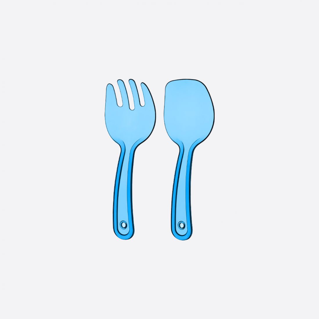 Kristal Spoon-Fork