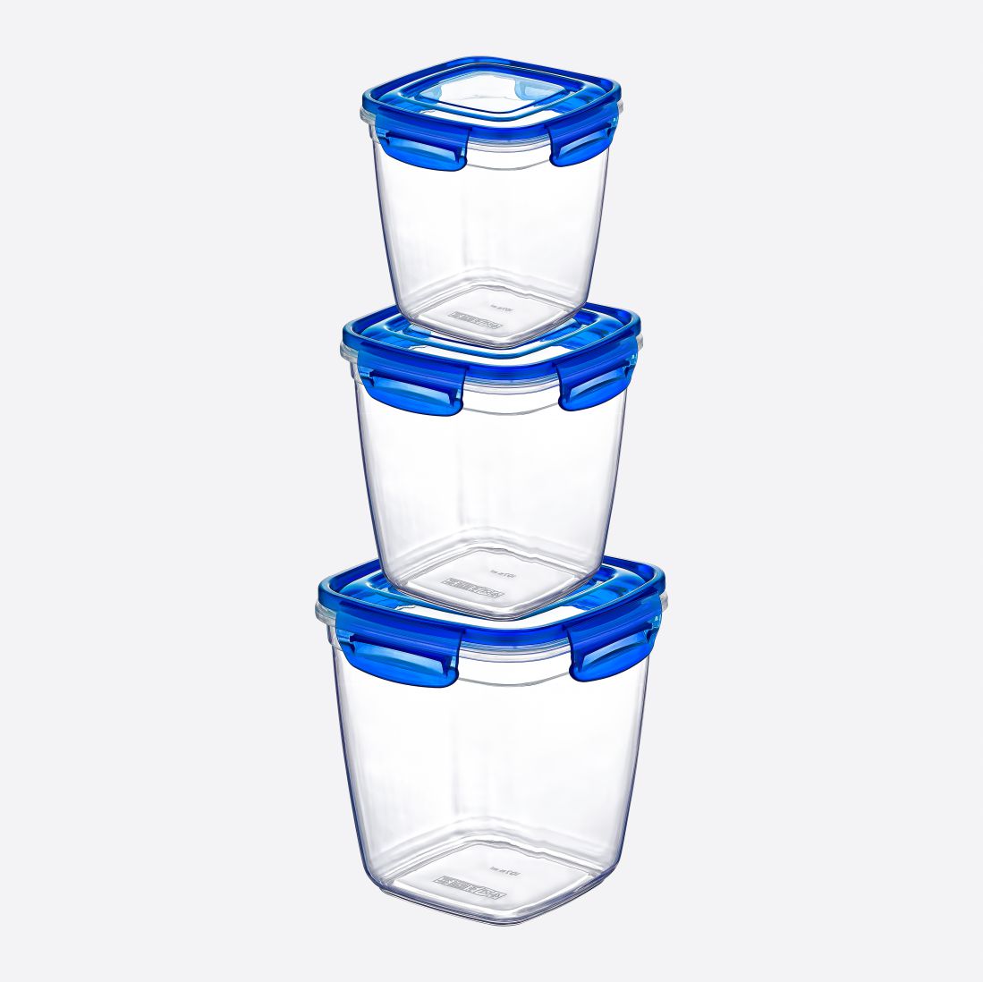 3 Parça Dikdörtgen Fresh Box Set (575-1075-1900 ml)