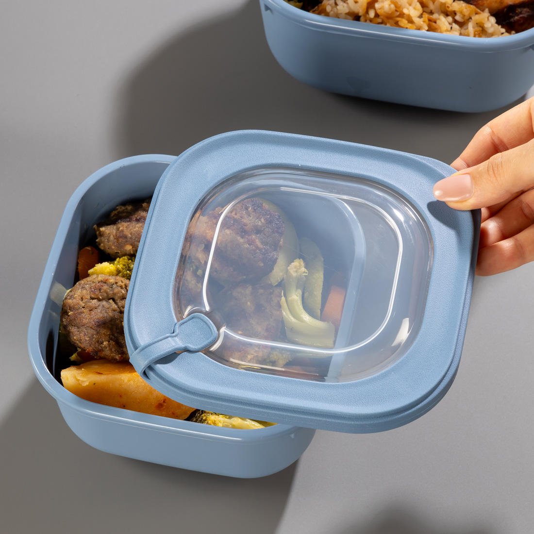 600 ml MicroSafe Saklama Kabı