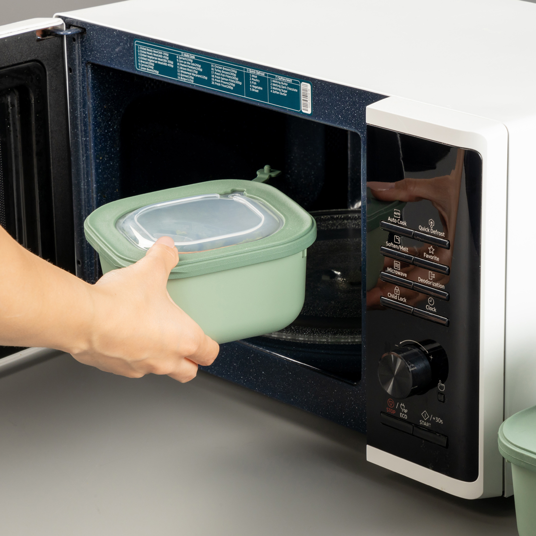 1100 ml MicroSafe Saklama Kabı