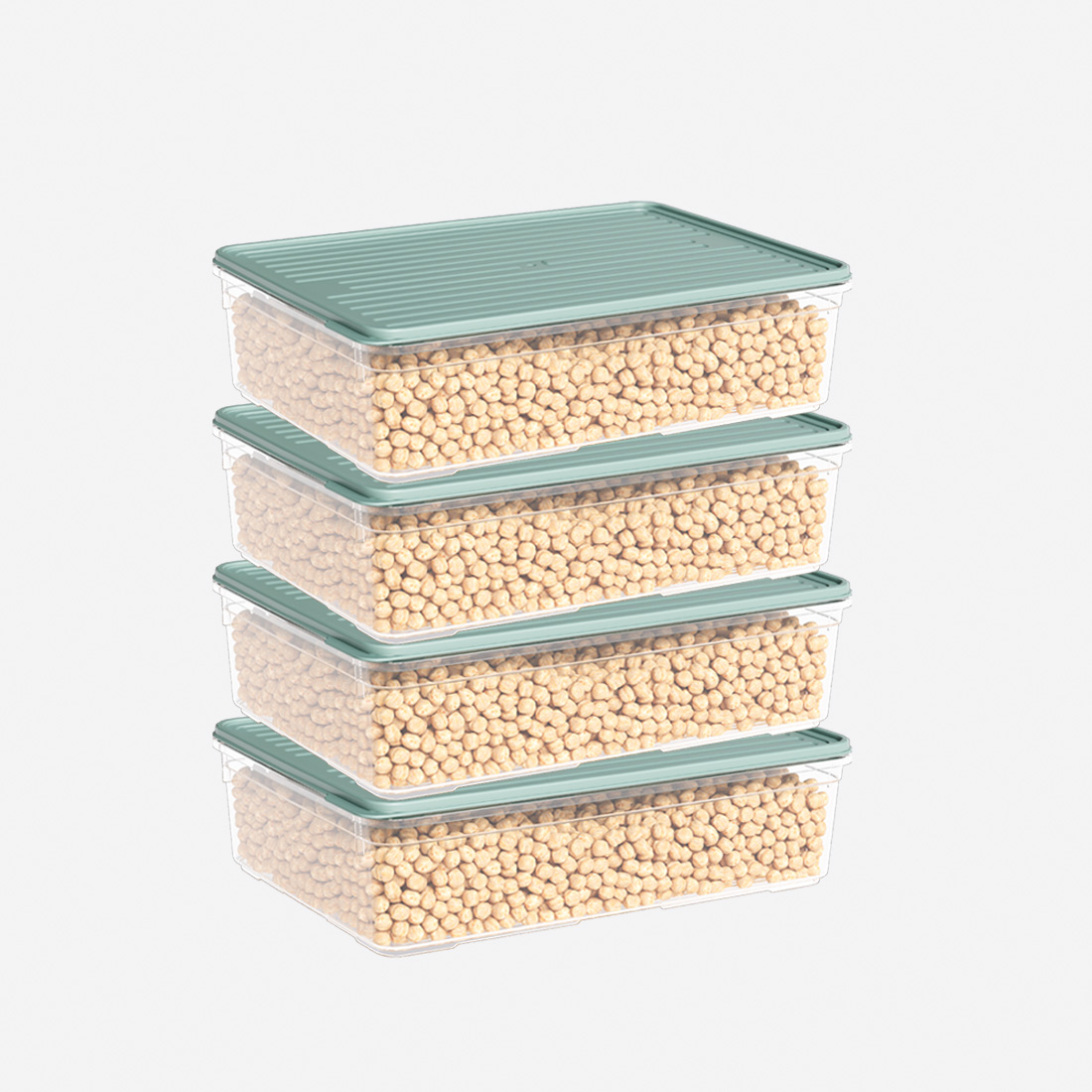4 Pcs Smart Storage Container Set (4 x 3250ml)