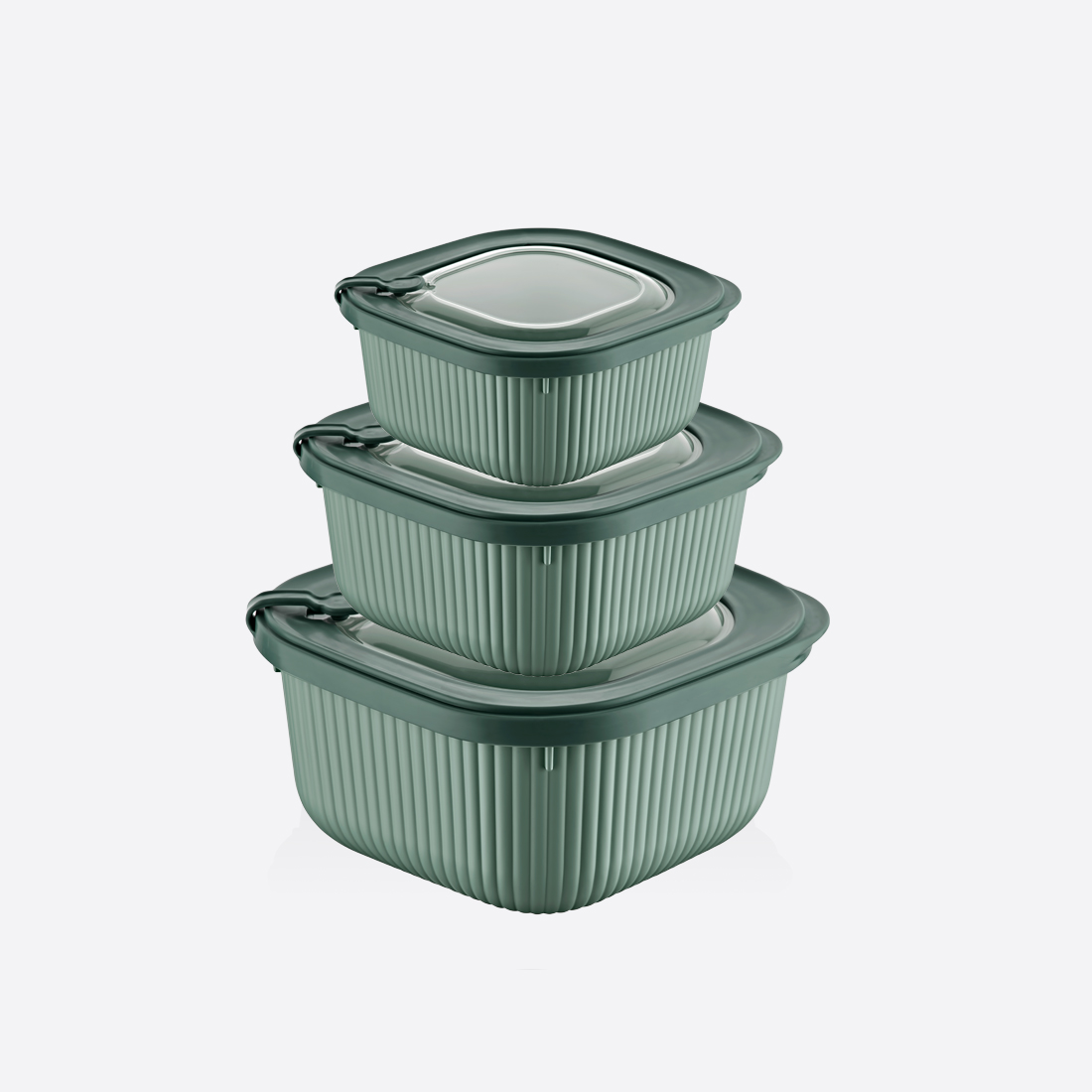 3 Parça MicroLine Set ( 600-1100-1800 ml )